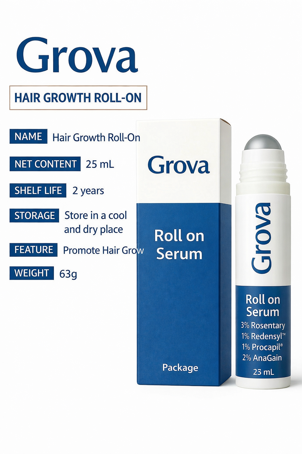 Grova Roll on Serum